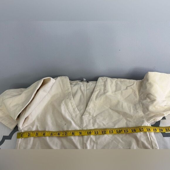 Madewell Waffle-Knit Relaxed V-Neck Top NWT size XS - Picture 10 of 11